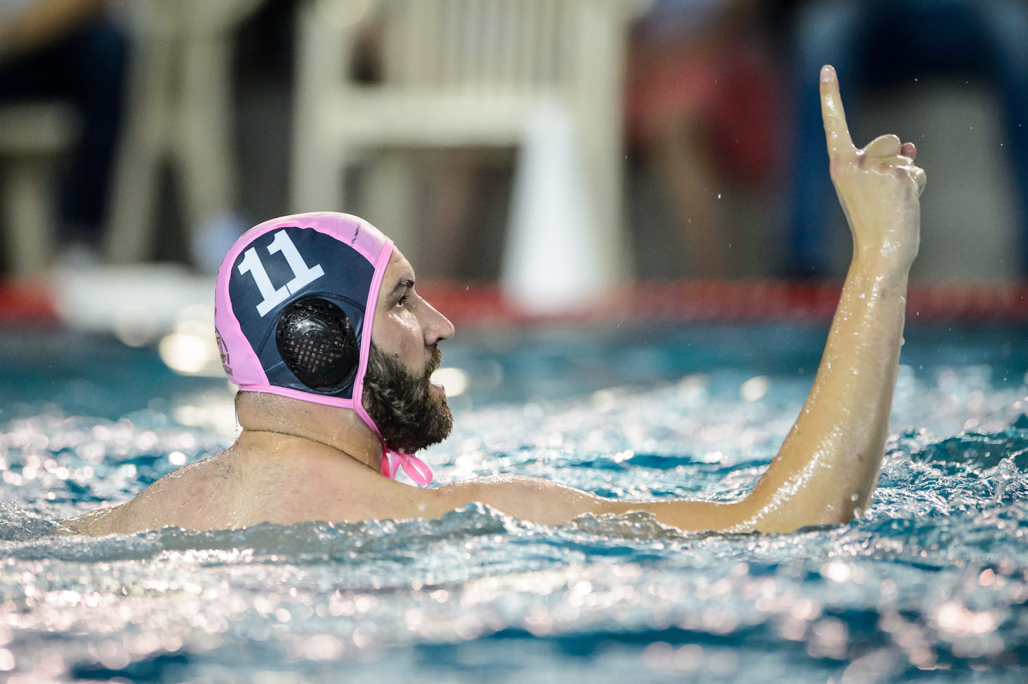 Dejan Indjic van AZC scoorde drie keer